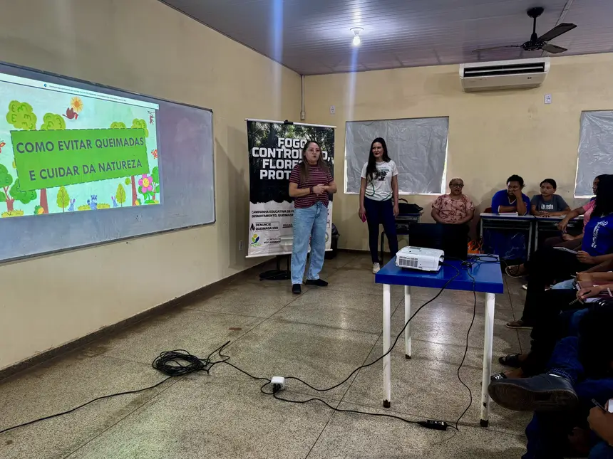 Ações educativas leva orientações de enfrentamento as queimadas 