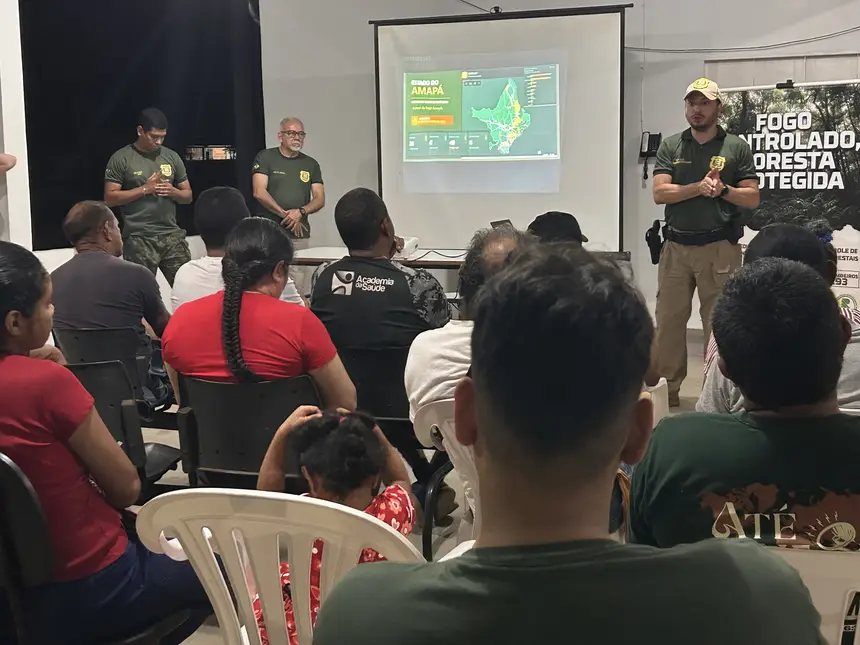 Fiscalização ambiental alertou quanto a proibição do uso do fogo nas limpezas de roça para plantio, licenças atualizadas e canais de denuncias 