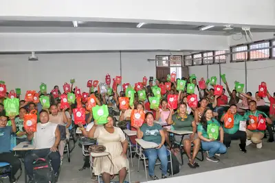 notícia: Governo do Amapá realiza ação de acolhimento a acadêmicos indígenas da Unifap em Oiapoque