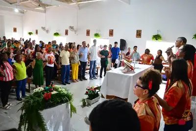 notícia: Governo do Amapá apoia Festividade de São Sebastião no Carmo do Macacoari em Itaubal