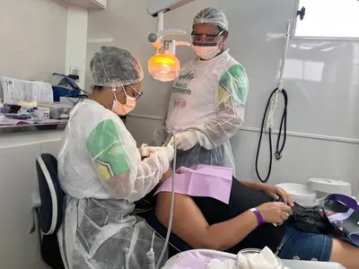 notícia: Mais Sorriso leva serviços de saúde bucal à população durante a ação Governo do Brasil na Rua, em Macapá