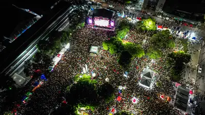 Galeria:  Show do Pablo Aniversário de Macapá 268 Anos - Fotos Drone