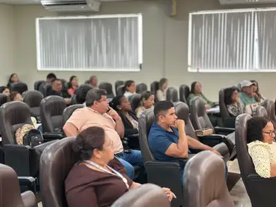 notícia: Governo do Amapá avança no planejamento estratégico do SUS com a realização da 7ª oficina Fortalece SES