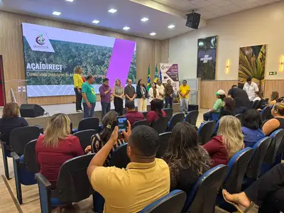 notícia: Governo do Amapá apresenta plataforma AçaíDirect para fortalecer cadeia produtiva e conectar produtores ao mercado global