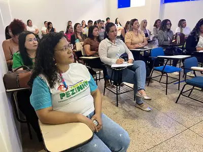 notícia: Treinamento capacita profissionais para ampliar testes neonatais no Amapá 