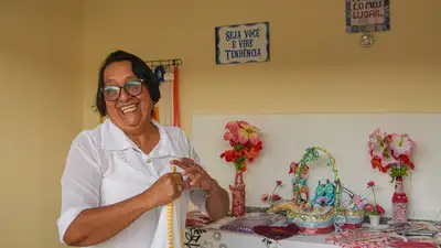 notícia: 'Não via a hora de trabalhar em um lugar como esse', diz empreendedora sobre novo mercado do Jardim Açucena