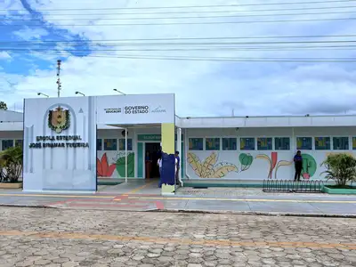 galeria: Maratonando Municípios -  Porto Grande Visita Escola José Ribamar