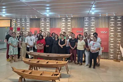 notícia: Encontro de Cooperação entre Museus fortalece diálogo transfronteiriço no Oiapoque