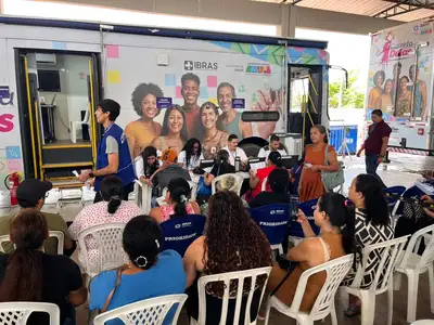 notícia: Carreta Delas ultrapassa 21 mil atendimentos em quatro dias e registra alta demanda na Zona Norte de Macapá