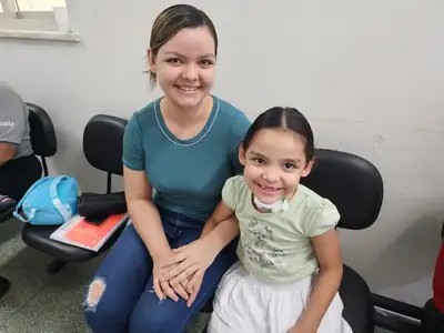 notícia: ‘Ela vai começar o treinamento para retirar a cânula e voltar a ter uma qualidade de vida’, conta irmã de paciente atendida pelo Projeto Respirar