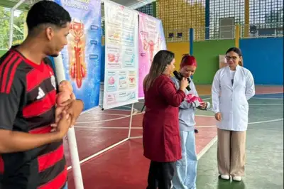 notícia: Governo do Estado lança estratégia dentro do Programa Saúde na Escola para reduzir índices de gravidez na adolescência