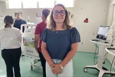 Cleude Rodrigues, diretora do Hospital da Criança e do Adolescente