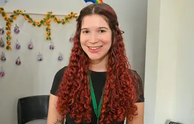 Estudante de psicologia, Gabriely Galan, de 21 anos