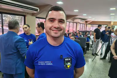 notícia: 'Após anos de dedicação realizo um sonho', diz perito sobre curso de formação da 2ª turma de concursados da Polícia Científica do Amapá