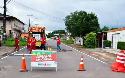 Galeria: Visita  Pavimentação e Sinalização na Rua Alceu Ramos no bairro Novo Horizonte