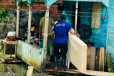 notícia: Governo e Prefeitura intensificam assistência humanitária para famílias atingidas por chuvas em Santana