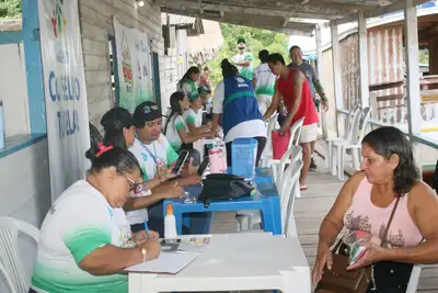 notícia: SuperFácil das Águas registra quase 3 mil atendimentos em apenas dois dias no Vale do Jari