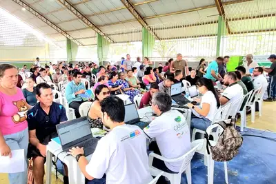 notícia: Governo do Amapá promove Jornada de Atendimento Ambiental integrada com órgãos federais, em Tartarugalzinho