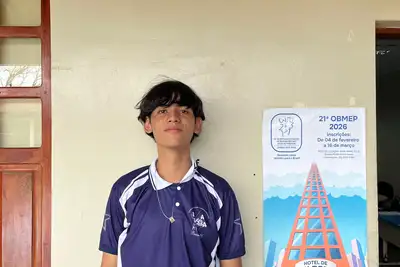 Foto: Divulgação/AA O estudante Mateus Martins de Oliveira, do 3º ano