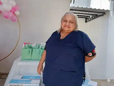 Eliana Saldanha, de 69 anos, soma 37 anos de serviços prestados na unidade
