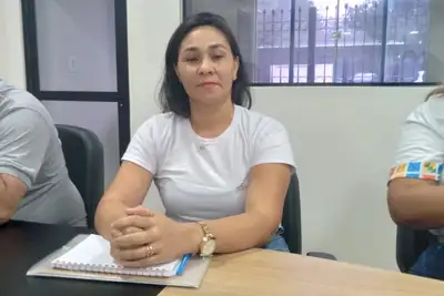 Foto: Gian Pantoja/GEA Coordenadora do Plantão Social do Residencial Vila dos Oliveiras, Shyrlen Malena