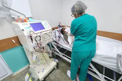 notícia: Com investimentos do Governo do Amapá, enfermaria de Diálise do Hospital de Emergência de Macapá segue fluxo constante