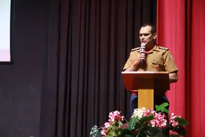 Coronel Pelsondré Martins, comandante-geral do CBM/AP