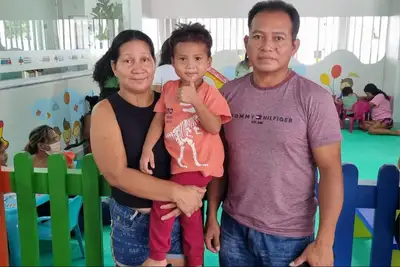 notícia: 'Só tenho a agradecer por tudo que fizeram por ele desde que chegamos', diz pai de menino indígena atendido no HCA