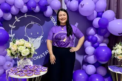 Daniella Sanches, responsável técnica da UTI Neonatal do HES