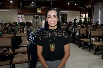 Foto: Evandro Vilhena/Seed Daniella Graça, titular da Delegacia Especializada na Investigação de Atos Infracionais