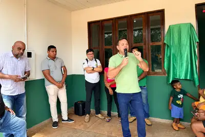Foto: Divulgação Cristiane Mareco presidente da Associação dos Extrativistas do Maracá, Rogério Chucre