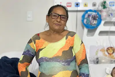 notícia: 'Eu vi esse hospital mudar pra muito melhor', diz avó que acompanha neto internado há 10 meses no novo HCA