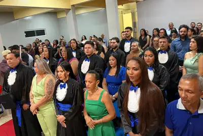 notícia: Ueap realiza outorga de grau de estudantes no Campus Território dos Lagos, no município de Amapá