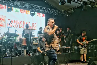 galeria: Projeto Tambores do Meio do Mundo Reúne Grandes Nomes da Música Amapaense no Centro de Macapá