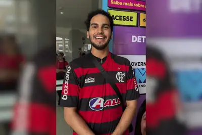 Aluno Adailson Bispo, de 24 anos
