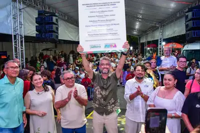 notícia: 'Um palácio de portas abertas para fortalecer a cultura democrática', afirma Clécio ao entregar novo prédio do Conselho Estadual de Politica Cultural