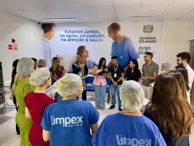 notícia: No anexo do HE de Macapá, método ‘Huddle’ agiliza decisões e melhora atendimento aos pacientes