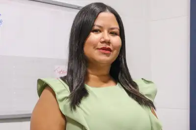 Supervisora de enfermagem da clínica cirúrgica, Valéria Serra