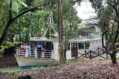Público aproveitou o dia de programação para conhecer e revisitar os espaços do Museu Sacaca.