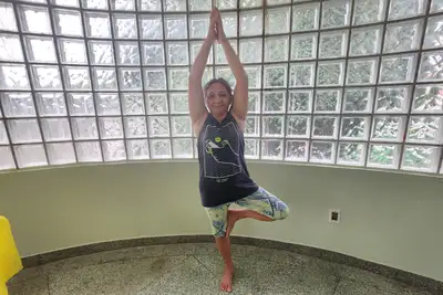 notícia: ‘O yoga me sustenta’, diz paciente do Cerpis que reencontrou qualidade de vida no Amapá