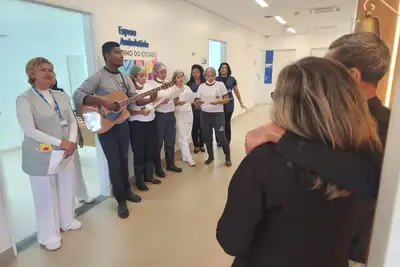 notícia: Sino da vitória ecoa histórias de dor, fé e recomeço no Centro de Radioterapia do Amapá