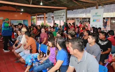 notícia: SuperFácil das Águas registra mais de 2,2 mil atendimentos no primeiro dia de ação no Bailique