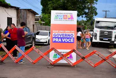 galeria: Visita ao Bairro Fazendinha - Pavimentação 