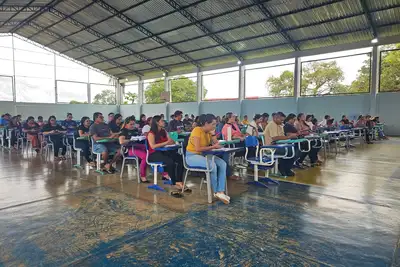 notícia: Governo do Amapá promove aulão preparatório para concurso de Mazagão em parceria com projeto ‘Concurseiros Comunitários’