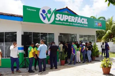 notícia: Governo do Amapá inaugura nova unidade do SuperFácil em Calçoene com estrutura moderna e serviços inéditos