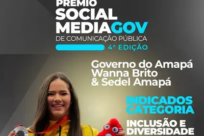 notícia: Governo do Amapá conquista destaque nacional e disputa prêmio inédito de redes sociais em Santa Catarina