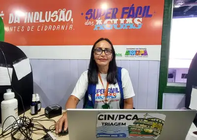 assistente administrativa do Superfácil, Fátima Vale