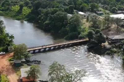 notícia: Governo entrega 14 pontes e garante acesso seguro à vila histórica do Cunani, em Calçoene