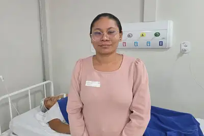 notícia: 'Foi uma alegria saber que ela ia operar', diz filha de paciente que passou por cirurgia de videolaparoscopia no Zera Fila do Governo do Amapá