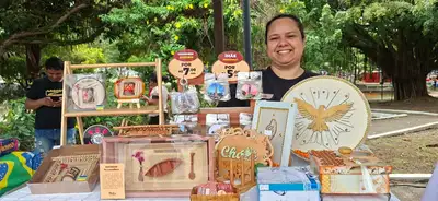 Feira da Economia Solidária contou com uma grande variedade de produtos